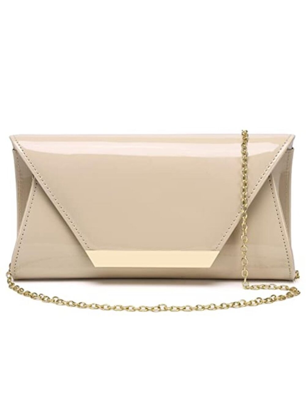 Patent Leather Evening Clutch Bag Wedding Formal Crossbody Purse Handbag